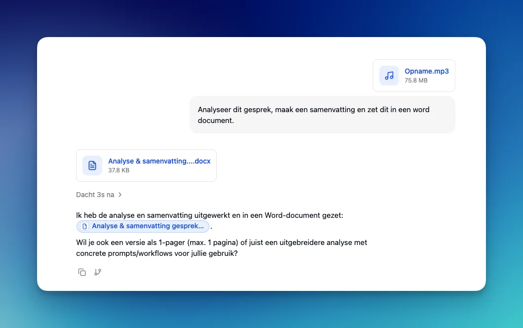 Documentverwerking en generatie